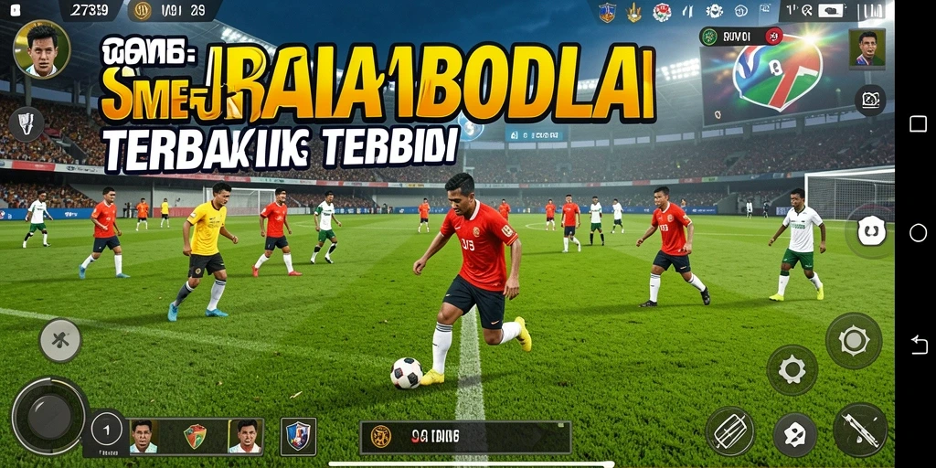 Screenshot gameplay 2739 yang menampilkan aksi seru di lapangan sepak bola.
