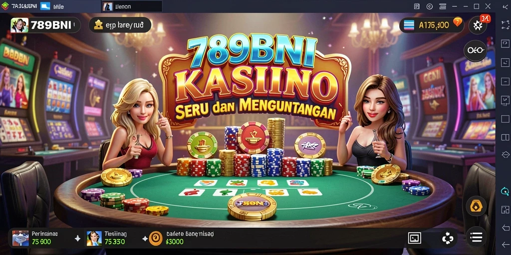 Tampilan layar utama 789BNI dengan berbagai pilihan permainan Kasino.