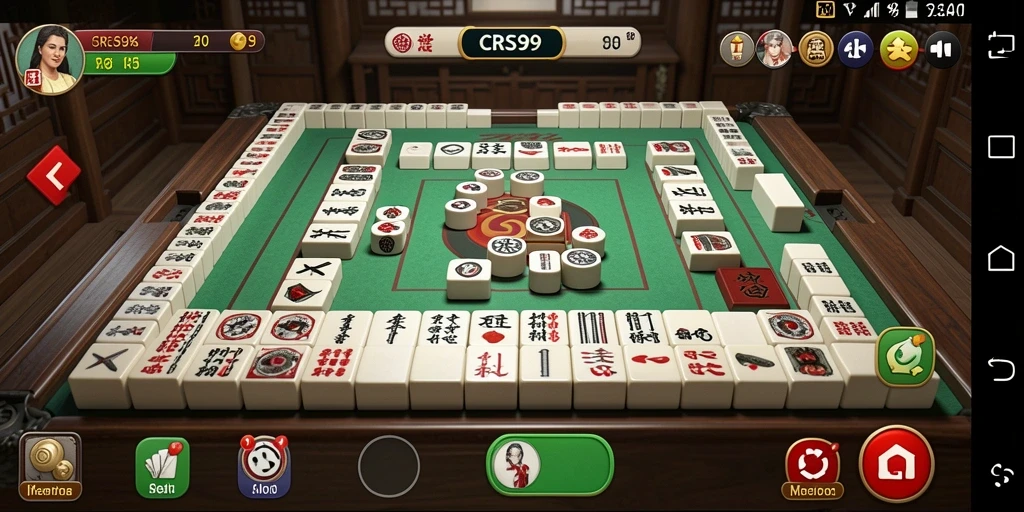 Gameplay menarik dan seru dari CRS99 Mahjong.