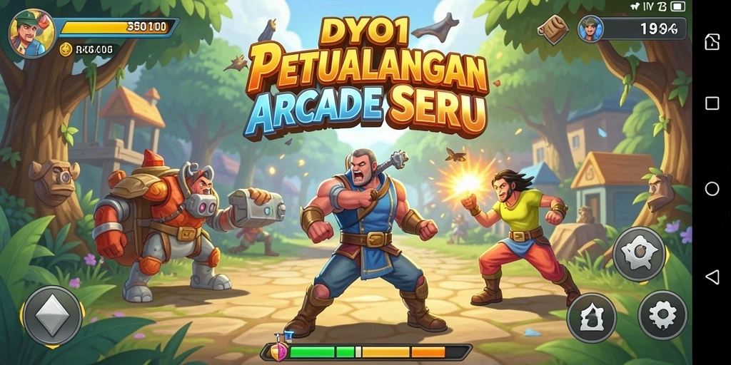 Tampilan gameplay DYO1 yang penuh aksi dan tantangan.