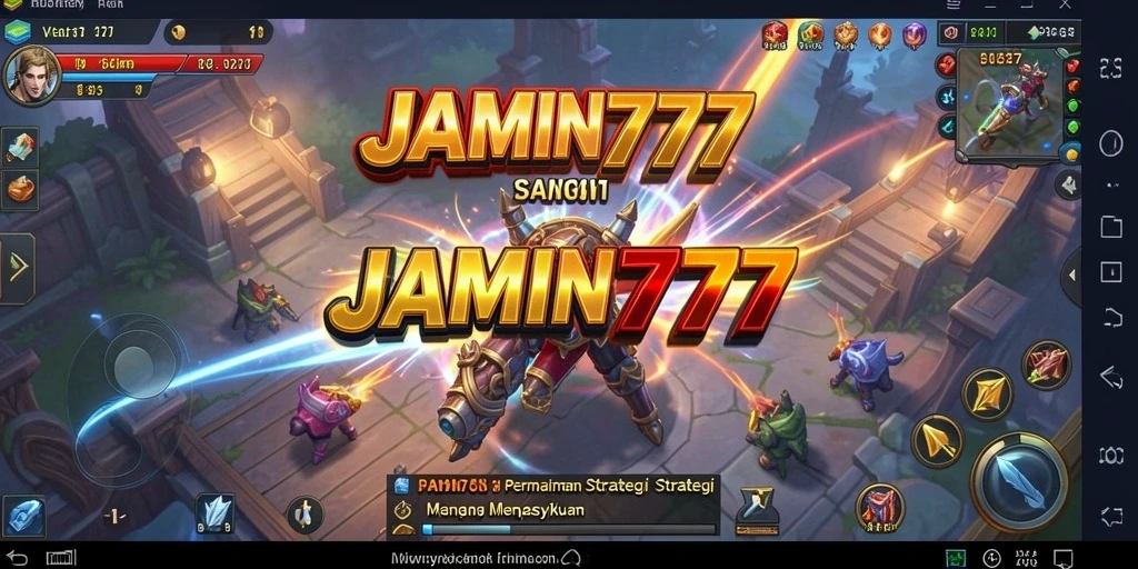 Tampilan gameplay yang seru dalam JAMIN777 dengan strategi menarik.