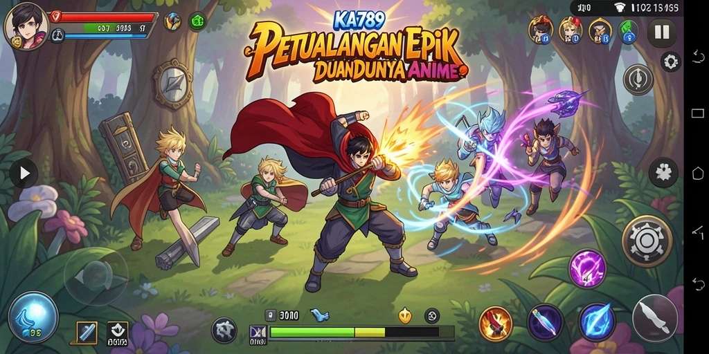 Tampilan gameplay KA789 dengan karakter yang menakjubkan dan aksi seru.