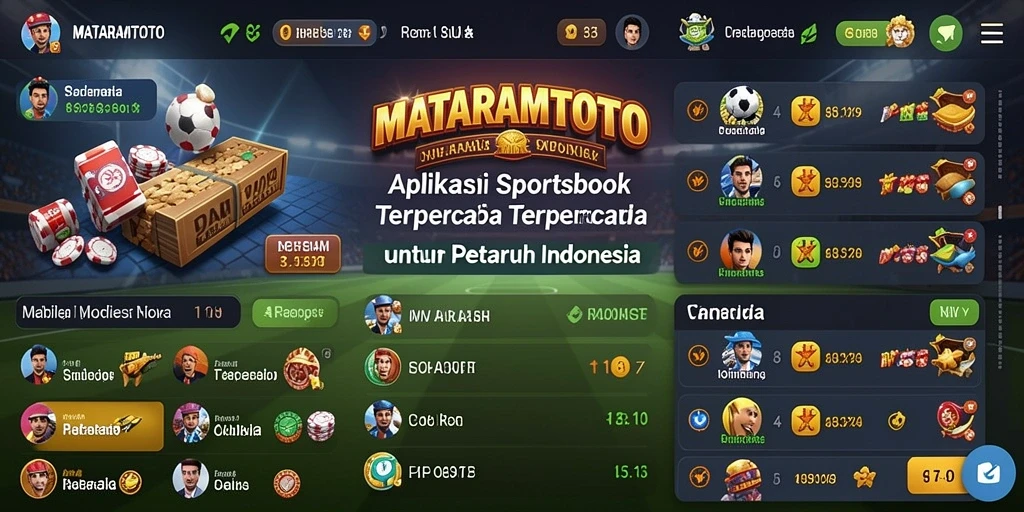 Tampilan gameplay menarik dari aplikasi Sportsbook MATARAMTOTO.