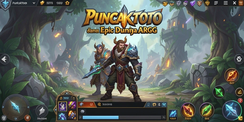 Tampilan gameplay menarik di dalam PUNCAKTOTO yang penuh aksi.