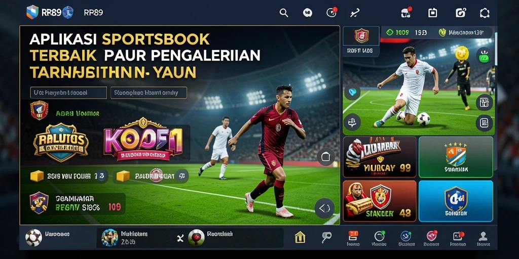 Screenshot RR89 menampilkan antarmuka taruhan olahraga yang menarik dan interaktif.