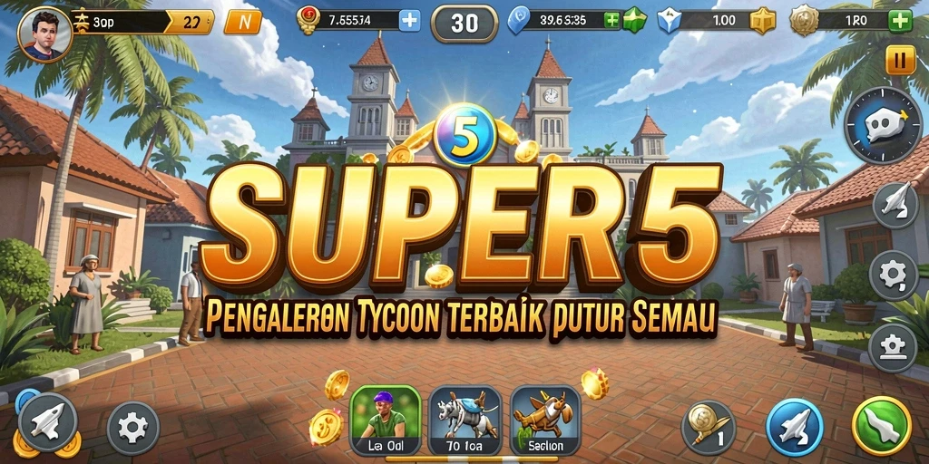Tampilan grafis menarik dengan gameplay manajemen bisnis yang kompleks.