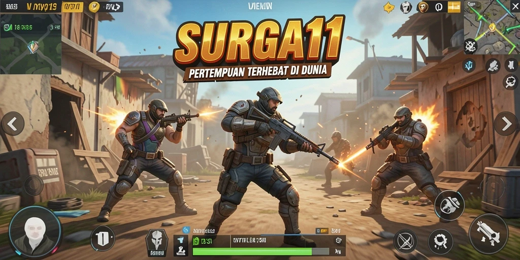 Gameplay menarik dalam <strong>SURGA11</strong> dengan aksi pertempuran yang seru.