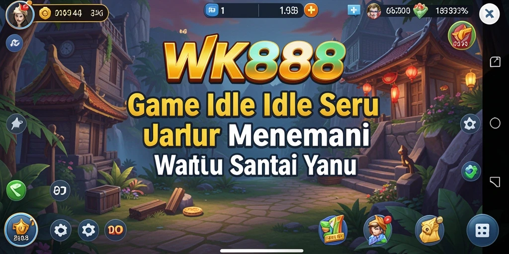 Tampilan menarik gameplay <strong>WK888</strong> dalam gaya Idle.
